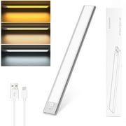 Xecessory Under Cabinet Lights, USB Rechargeable Closet Lights with Motion Sensor, Wireless Under Counter Lights with Stick-On Magnetic for Kitchen Hallway