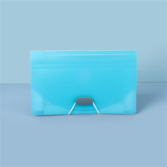 Xechzx Accordion File Folder Expanding Document Organizer Desktop File Storage for Bills Receipts Coupons and Small Papers Ideal for Home Office and School Use (1Pc 7"x4")