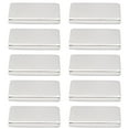 thumbnail image 1 of Xechzx Rectangular Neodymium Magnets Thin Rare Earth Magnet Block for DIY Projects and Industrial Use Strong Flat Magnet Sheet for Garage Organization (10Pcs 0.8"x0.4"x0.1"), 1 of 2