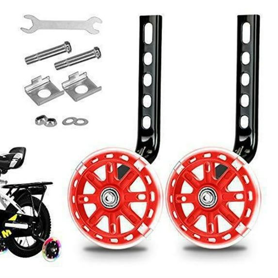 Xechzx Training Wheels for 20 Inch Bike, Bike Wheels, Wheels Support, Quiet Wheels for Bikes, Compatible with 12 14 16 18 20 Inch Variable Bicycles & Single Speed Bikes