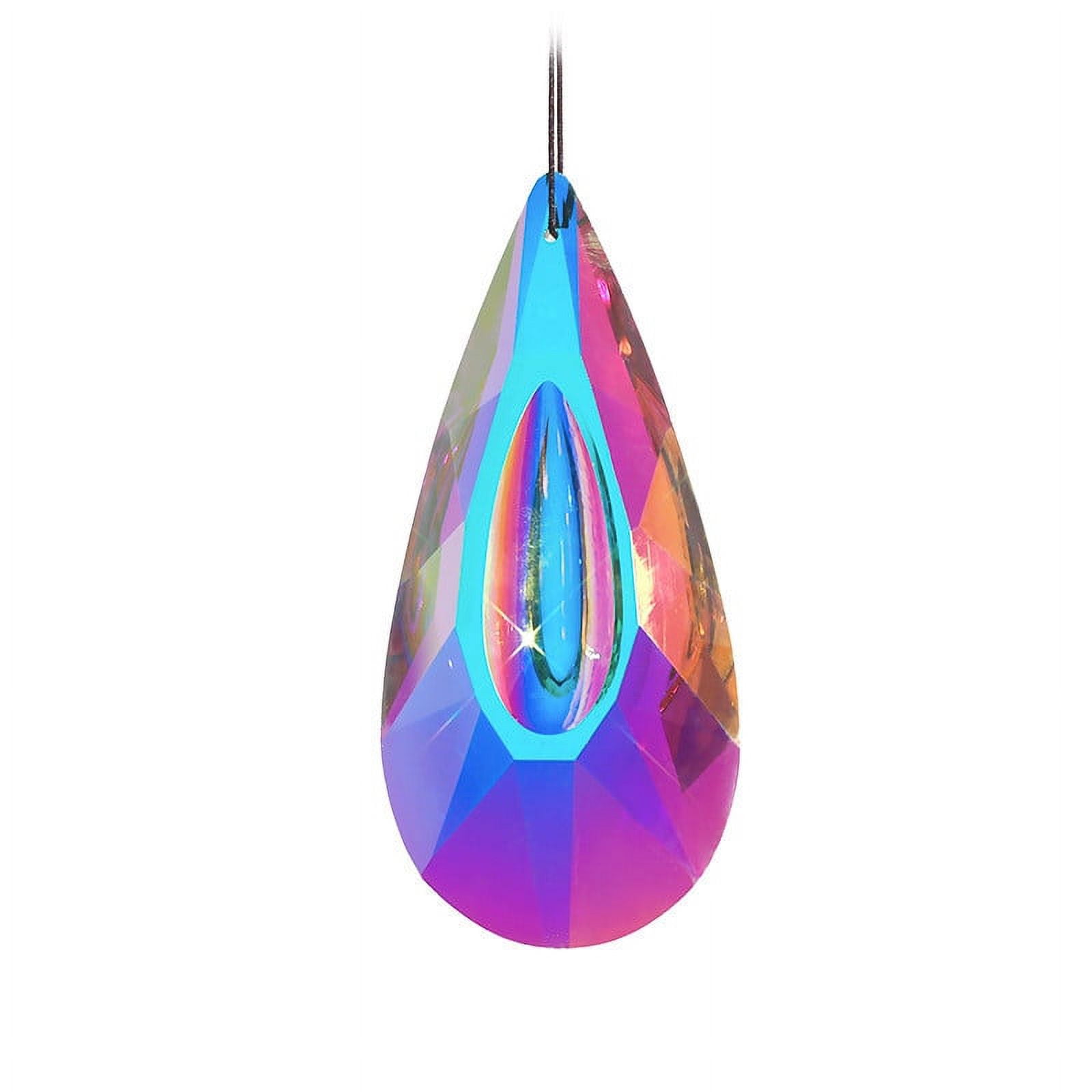 Xecvkr 120mm Colorful Chandelier Crystal Suncatcher