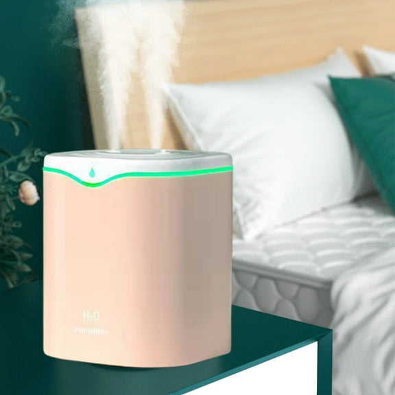 Xecvkr 2L Cool and Warm Mist Humidifier for Bedroom Large Room with Adjustable Mist Output Quiet Operation for Plants Aromatherapy Diffuser with Night Light