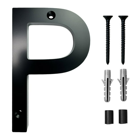 Xecvkr 5 Inch Modern Floating House Numbers Acrylic Full Perforation Alphabet Address Sign for Door Wall Mailbox Easy to Install Durable