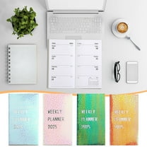 Xecvkr A6 Mini Notebook Organizer Planner 120 Pages of Detailed Daily Calendar and Multifunctional Use for School, Office, Travel, and as a Gift, with a Variety of Color Choices - Manual