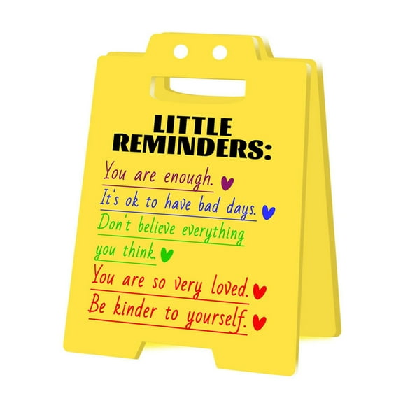 Xecvkr Acrylic Motivational Desk Sign Colleague Prank Table Arrangement Office Decorative Spoof Gift Inspiring Home Birthday Confidence Encouragement 1 Piece