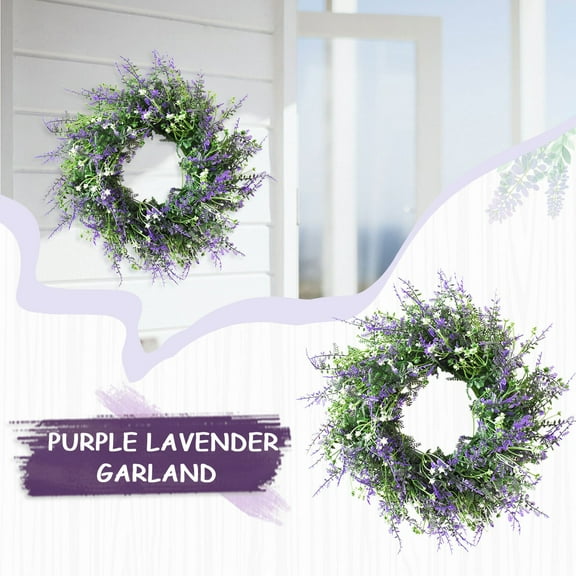 Xecvkr Artificial Green Flower Wreath Simulation Garland Round Plastic Faux Elegant Tabletop Photo Shoot Graduation Engagement Home Wedding Office Dress up Ornament 12x12in 1pc