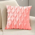thumbnail image 1 of Xecvkr Boho Throw Pillow Cover Tufted Stripe Soft Farmhouse Decorative Cushion Modern Couch Sofa Bed Accent Home Decor 1 Pack Watermelon Red, 1 of 6