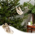 thumbnail image 1 of Xecvkr Christmas Tree Decoration Faux Flying Bird Ornament Clip On White Pink Realistic Foam Nature Scene Branch Hanging 5.9in 2pcs, 1 of 6