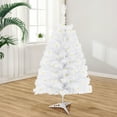 thumbnail image 1 of Xecvkr Christmas Tree with LED Flocked Hinged Spruce Home Office Party Holiday Decor PVC Branch Easy Assembly Natural Look Stable Large Customizable 17.7-35.4in, 1 of 5