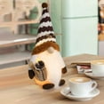 thumbnail image 1 of Xecvkr Coffee Gnome Decor Coffee Station Table Ornament Bar Tray Accessory Kitchen Home Display Holiday Tiered Tray Present Single Coffee, 1 of 6