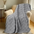 thumbnail image 1 of Xecvkr Comfy Blanket Fleece Blanket Air Conditioning Nap Milk Towelling Lightweight Cozy Flannel Gift Multi Seasonal Blanket Gray, 1 of 6