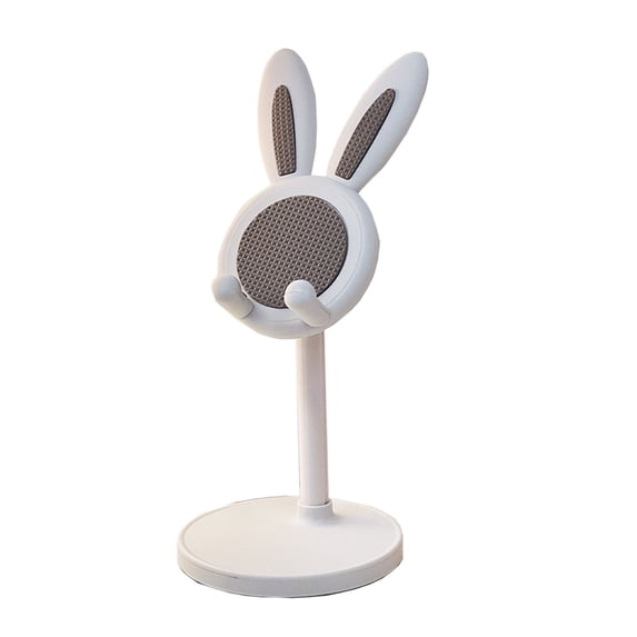 Xecvkr Cute Mobile Phone Stand Adjustable Angle Height Desk Aluminum Alloy Kawaii Tablet Holder Weighted Base 12.6in Max Blue 1 Pack