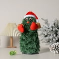 thumbnail image 1 of Xecvkr Dancing Christmas Tree Family Plush Figure Music Motion Window Table Holiday Ornament Funny toy Kids Party Home Interactive Movable Battery Required 10x24cm 1pc, 1 of 1