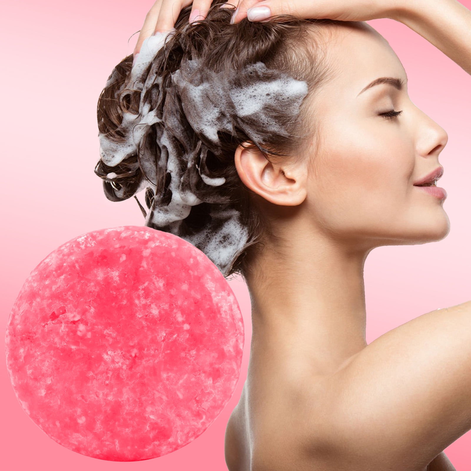 Xecvkr Deeply Nourishing and Cleansing Natural Hair Soap - 64g of Soapberry and Keratin Infused Shampoo Bar for Sensitive Scalp and Oily Hair, Perfect for Travel and Eco-Friendly Choices