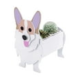 thumbnail image 1 of Xecvkr Dog Flower Pot Planter Cute Indoor Outdoor Herb Garden Drainage Holes Versatile Decor Easy Clean Pet Lover Gift 13.38x9.45in 1pc, 1 of 2
