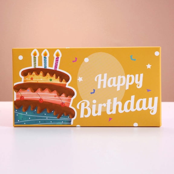 Xecvkr Envelope Surprise Jump Box Gift DIY Folding Red Valentines Birthday Romantic Paper Jewelry Ring Watch Perfume Party Gift Box 1pc 6.3x3.3x2.95in