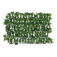 thumbnail image 1 of Xecvkr Expanding Retractable Garden Fence Artificial Green Leaf Wooden Privacy Screen UV Block Outdoor Indoor Adjustable Balcony Decoration 200cm 1pc, 1 of 1