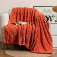 thumbnail image 1 of Xecvkr Extra Large 130x155cm Flannel Fleece Blanket - Ultra Soft Thick Throw for Bed & Sofa, Beige Striped Cozy Nap Blanket (51.18x61.02in, 580g), 1 of 5