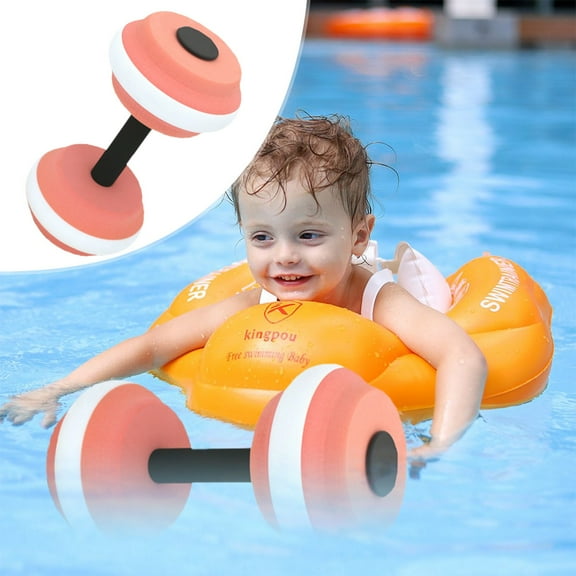 Xecvkr Floating Dumbbell Shaped Water Fitness Swimming Aid Women Yoga Sensory Training Pool Exercise Lightweight EVA Foam 27x14.5x14.5cm 1 Dumbbell
