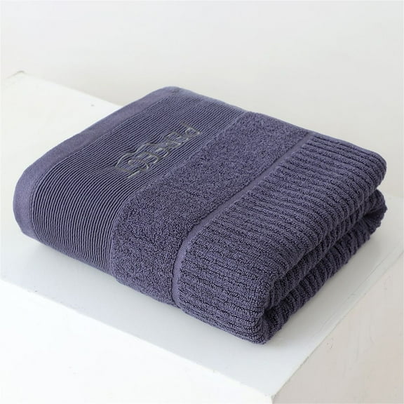 Xecvkr Full Towel Bath Towel Thickened Absorbent Soft Quick Dry Non Shedding Fading Resistant Gift Washable 1pc