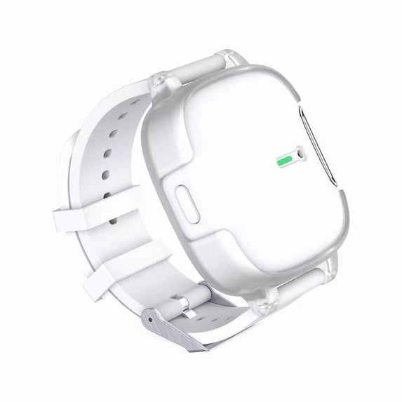 Xecvkr Green Wearable Air Purifiers Bracelet Portable Negative Ion Home Office Car Three-foot Clean Zone Long Battery USB Charging 1 Pack White