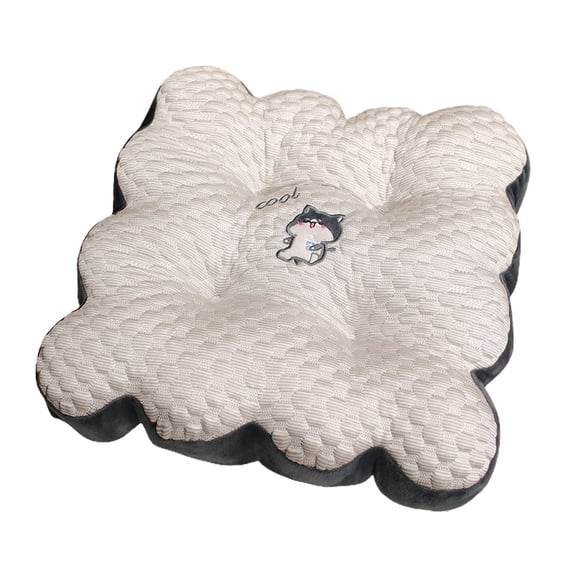 Xecvkr Hip Seat Cushion Student Dorm Office Yoga Absorption Breathable Filling Comfortable Relief Anti Deformation Floor Window Sofa Chair Use for Home Car 15.75x15.75in 1 Pack