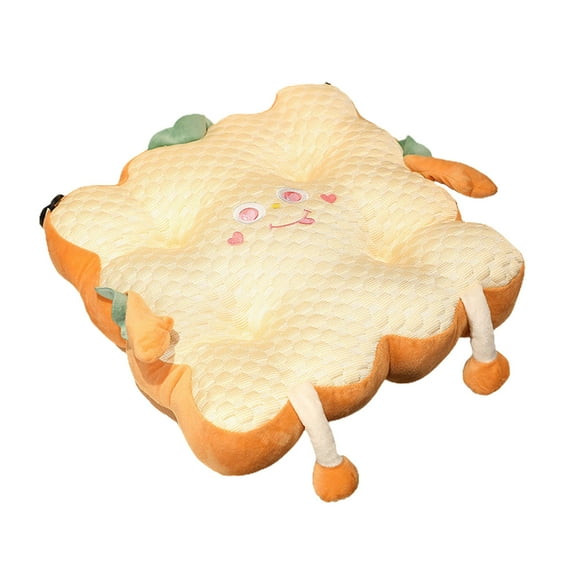 Xecvkr Hip Seat Cushion Student Dorm Office Yoga Absorption Breathable Filling Comfortable Relief Anti Deformation Floor Window Sofa Chair Use for Home Car 15.75x15.75in 1 Pack