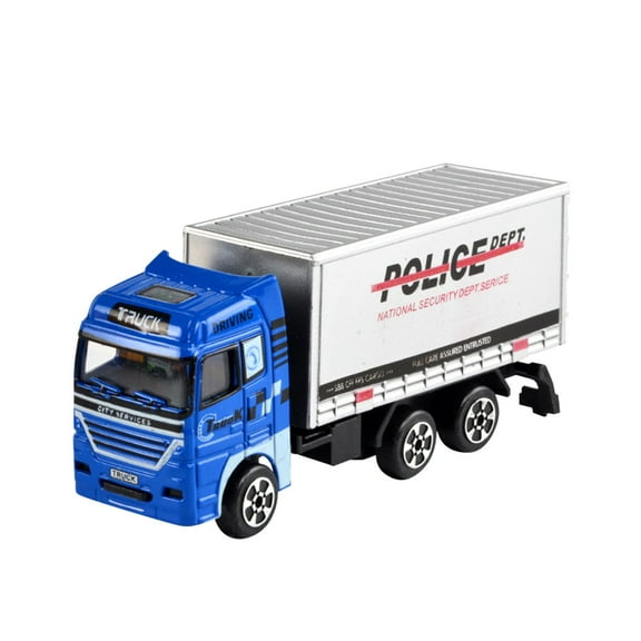 Xecvkr Kids Toy Cars Emergency Alloy Engineering Car Model Toy for Kids Simulation Vehicle with Moving Parts Durable Die-Cast Construction Birthday Gift Classroom Prize 6.7x1.65x3.27in Ages 3+