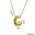 thumbnail image 1 of Xecvkr Letter Necklace Gold Initial Pendant Personalized Women Mom Jewelry Electroplated Alloy 26 Letters Gift Fashion Accessory 1 Piece, 1 of 2