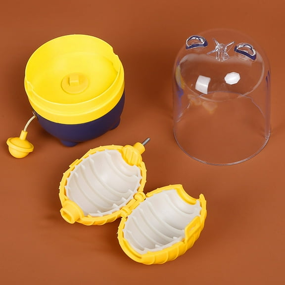 Xecvkr Manual Egg Mixer Shaker Hand Turner Egg White Yolk Separator Kitchen Baking Omelet Scrambler Compact Kitchenware 6.3x3.15in 1 Piece