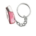thumbnail image 1 of Xecvkr Mini Folding Knife Keychain Pocket Utility Colorful Wood Handle Stainless Steel Blade Portable Compact Disassemble Delivery 2pcs Set 1.97in, 1 of 1