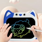Xecvkr Mini Lcd Drawing Pad 10in Reusable Writing Drawing Tablet Portable Stylus Pen Eco-Friendly Handwriting Practice Kids Creativity Travel 27x22x1cm 1 Unit
