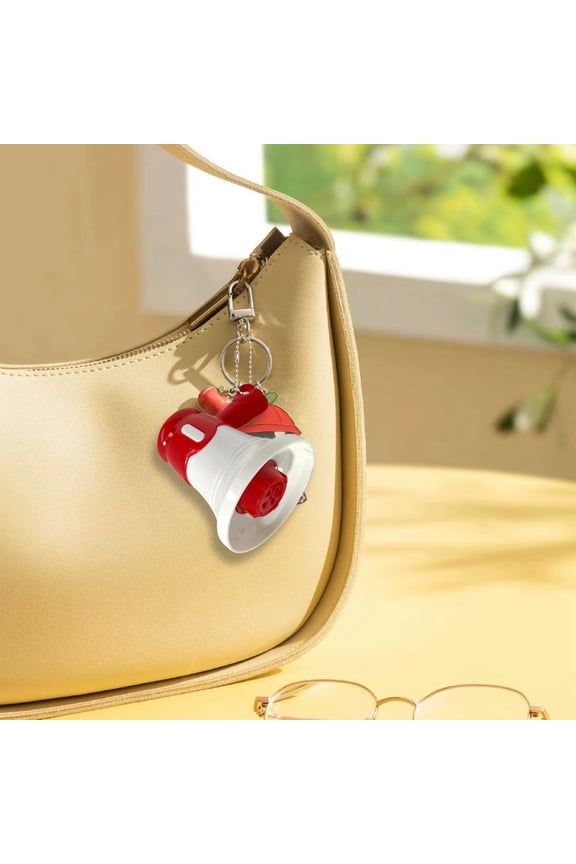 Mini Speaker Keychain Backpack Pendant Novelty Decompression Sound Alerts Outdoor Travel Distress Emergency Portable Gift 1 Pack