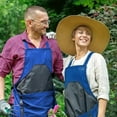 thumbnail image 1 of Xecvkr Multi-purpose Heavy Duty Cotton Canvas Garden Apron with Bottom Release Pocket and Lined Top Pocket for Harvesting Vegetables, Picking Fruit, Weeding, Landscaping, and Stor, 1 of 7
