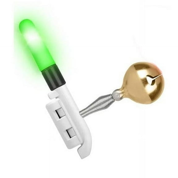 Xecvkr Night Fishing Tip Lights Clip-on Waterproof LED Fish Alarm Multi-use Rod Indicator Easy Attachment Outdoor Fly Fishing Requires Battery 1pc