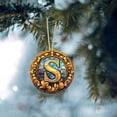 thumbnail image 1 of Xecvkr Personalized Letter Name Ornament Initial Custom Christmas Gift Family Souvenir Children Teacher Desk Tray Shelf Kitchen Front Door Flower Shop Living Decorative 1pc 26in, 1 of 4