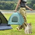 thumbnail image 1 of Xecvkr Pet Tent Popup Cat House Dog Bed with Anti Slip Bottom Portable Indoor Outdoor Teepee Shelter for Small Animals 13.78x13.78x13.78 Inches, 1 of 6