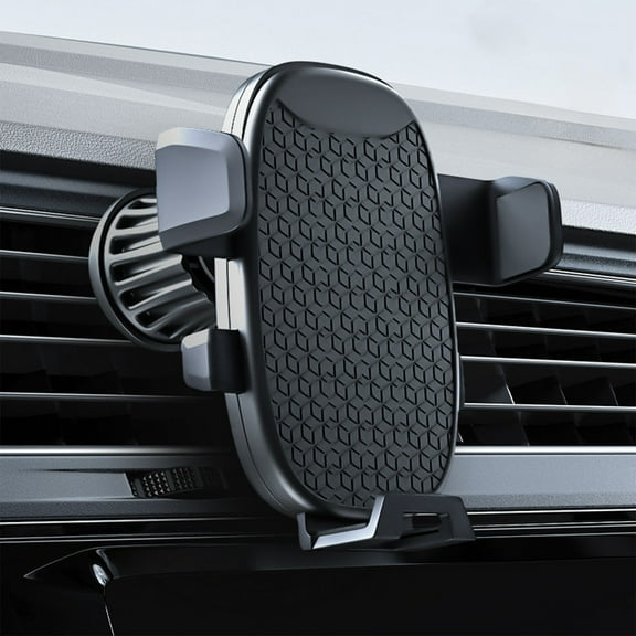 Xecvkr Phone Holders for Cars Car Mobile Phone Holder Air Vent Clip Automatic Lock Universal Adjustable 360° Rotating Secure Navigation Stand Convenient Charging Port 1 Piece 4.33x4.13x4.33in
