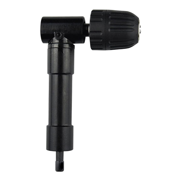 Xecvkr Right Angle Drill Chuck Adapter 90 Degree Corner Attachment Three Jaw Alloy Tool for Tight Spaces Power Drills Multi Purpose 1 Piece