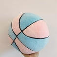 thumbnail image 1 of Xecvkr Simulated Basketball Plush Pillow Soft Stuffed Ball Toy with Realistic Lines Home Decor Pillow for Kids Teens Sports Fans, 1 of 6