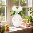 thumbnail image 1 of Xecvkr Simulated Easter Egg Decorative Hanging Ornament Indoor Party Wall Display Window Flexible Placement Detailed 1 Piece White, 1 of 6