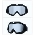 thumbnail image 1 of Xecvkr Ski Goggles UV Protection Anti-Fog Double-Layer Windproof Snow Eyewear Cylindrical PC Lens Ergonomic Frame Helmet Compatible Outdoor Sports Riding 7.48in 1pc, 1 of 2