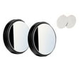 thumbnail image 1 of Xecvkr Small Round Blind Spot Mirror Car Rearview 360 Degree Adjustable Wide Angle HD Real Glass Self Adhesive Exterior Interior 2in 1 Mirror, 1 of 2