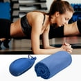thumbnail image 1 of Xecvkr Sports Cooling Towel Quick Dry Sweat Absorbent Microfiber Portable Icy Gym Workout Fitness Exercise Travel Compact with Pouch Blue, 1 of 6