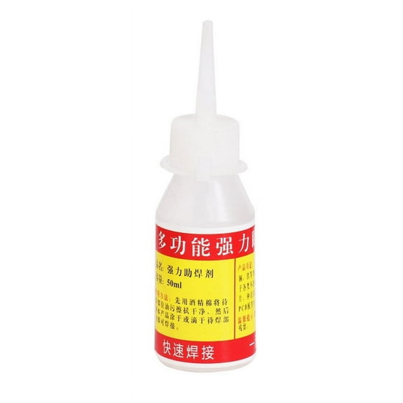 Xecvkr Stainless Steel Liquid Soldering Flux Paste Welding Metalwork Strong Solder Paste Joint Cleaning Iron Copper Versatile 50ml 1 Pack yellow