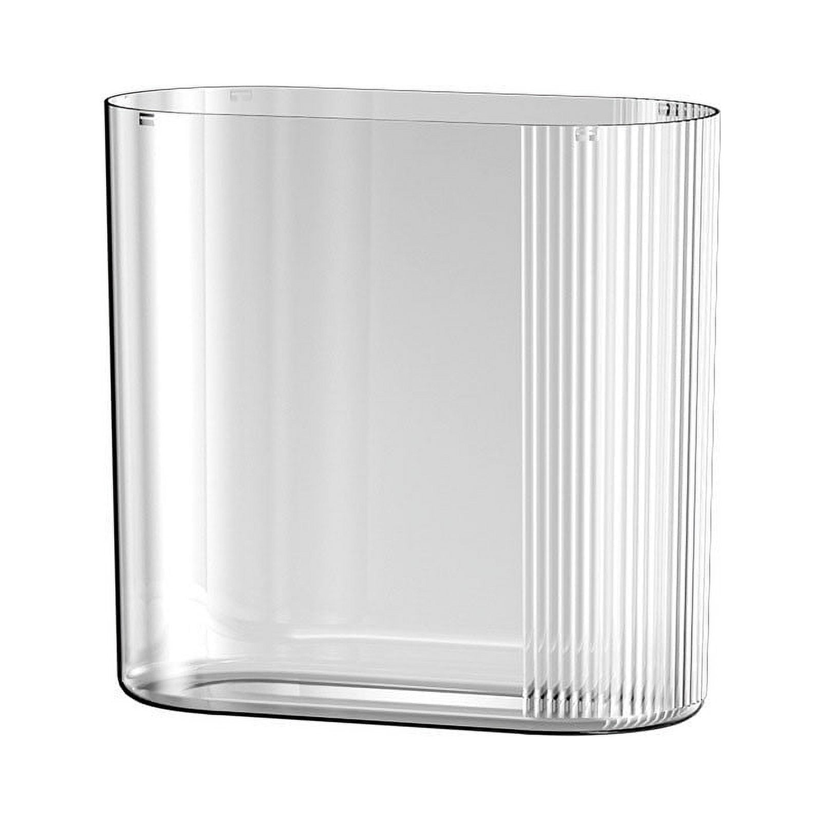 Xecvkr Transparent Acrylic Office Fish Tank Household Small Desk Living Room Water Turtle Breeding Box Plants Pot Home Nursery Container 1Piece Clear