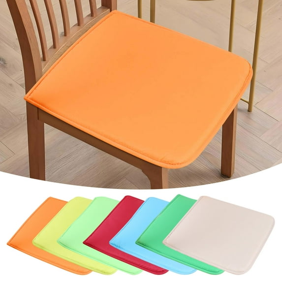Xecvkr Two Polyester Sponge Seat Cushions in Solid Color Elegant Comfort for Dining Chairs, Study Tables and Chairs, and More - A Practical Home Decoration Ensuring Long-Lasting S