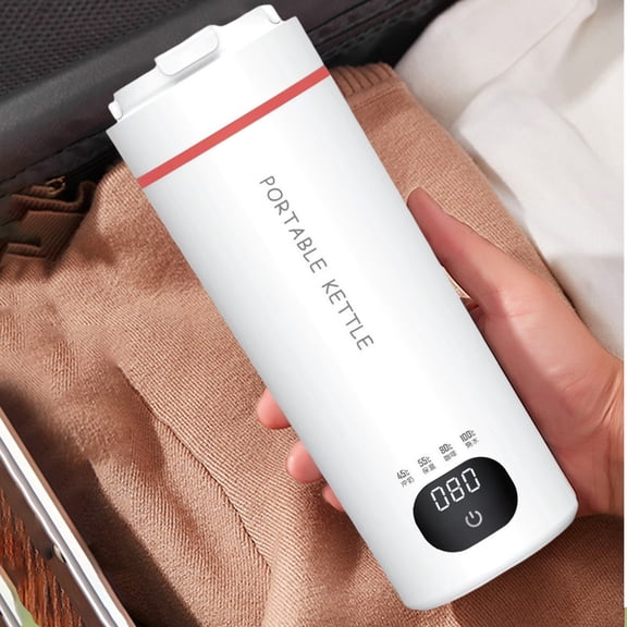 WWV USB Heated Travel Mug 500ml Temperature Control Coffee Cup for Hot Beverages on the Go