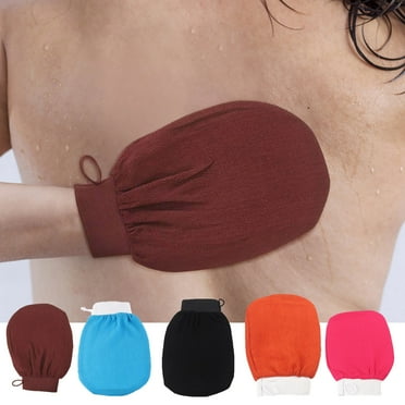 Xecvkr Ultimate Skin Exfoliating Glove, Experience Naturally Smoother, Glowing Skin with Deep Exfoliation, Stretch Mark Reduction, Ingrown Hair Relief, and Enhanced Beauty Product Absorption