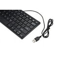 thumbnail image 1 of Xecvkr Ultra-Thin Mini USB Wired Keyboard 78 Keys Compact Multimedia Laptop PC Ergonomic Portable 11.2x4.72x0.78in 1 Pack, 1 of 9